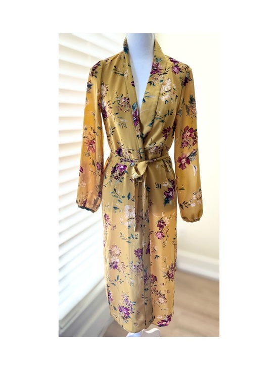 Dynamite Dresses & Skirts - Floral Wrap Dress with Tie